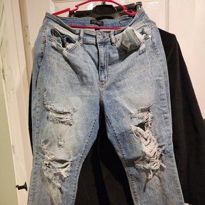 Judy Blue paint splatter 14W